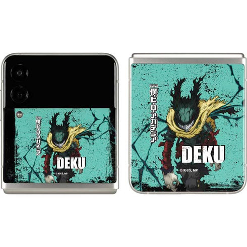 My Hero Academia Dark Deku Season 6 Galaxy Z Flip3 5G Skin